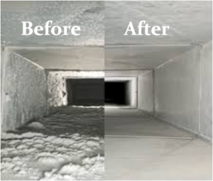 Clean and dirty air ducts