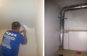 Installing new venting system
