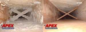 air duct cleaning before and after apex nj