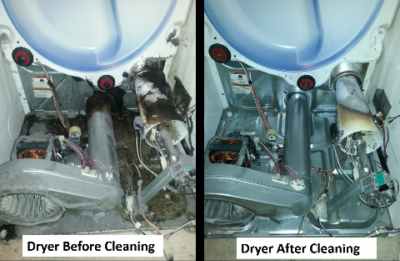 dryer cleaning nj before and after